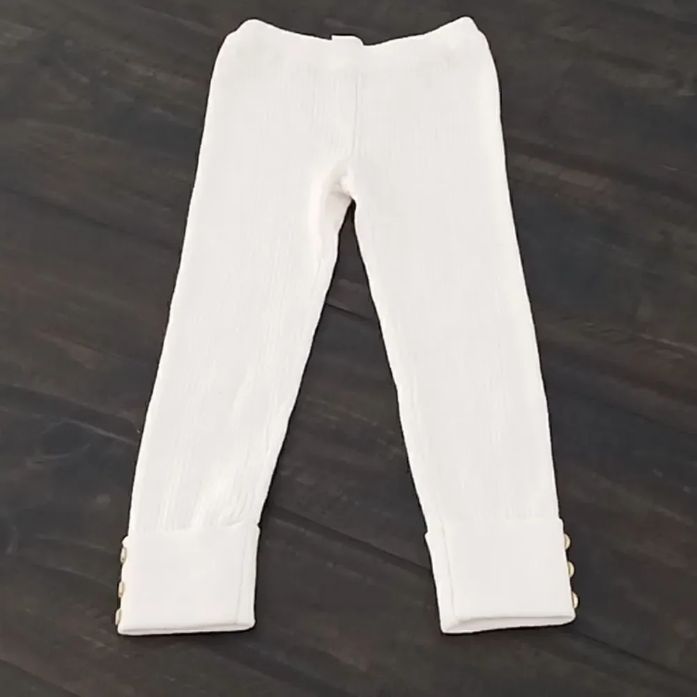 Carter's 18-month little girls cuffed leggings gently used once